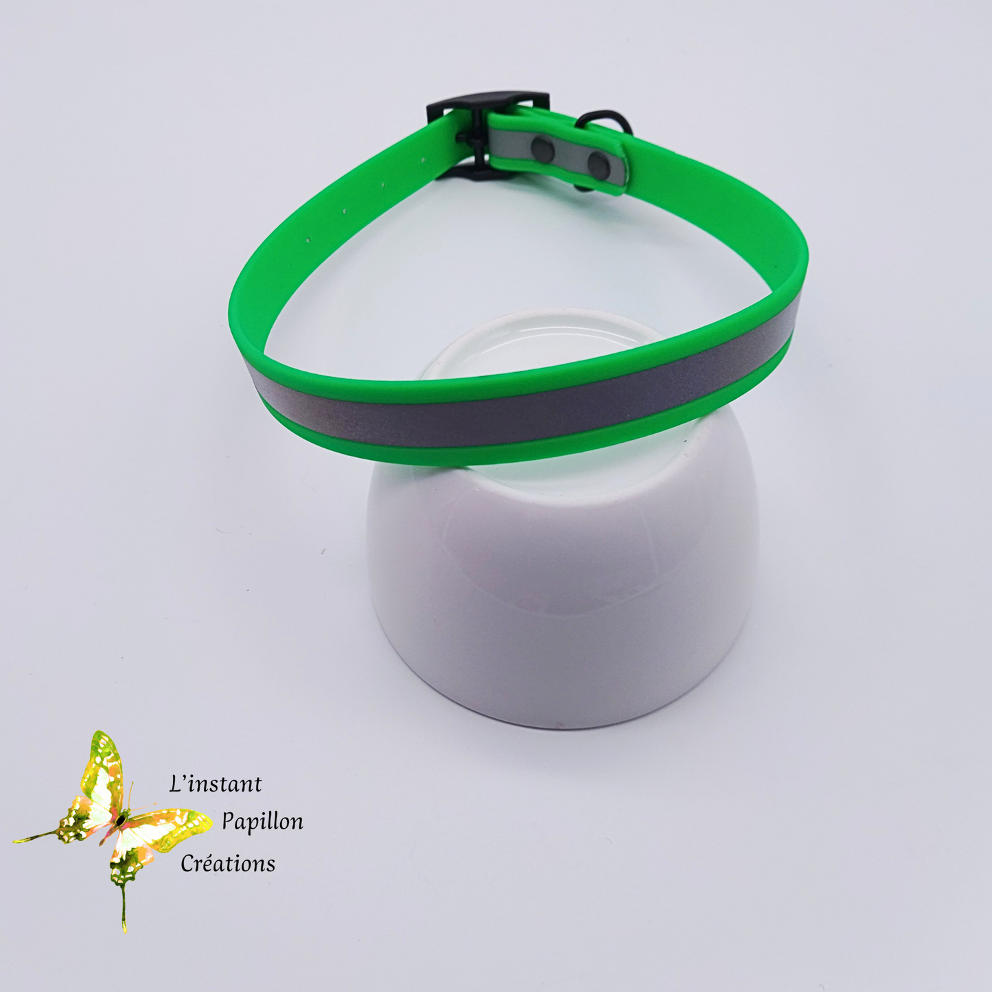 Collier Biothane® réfléchissant
