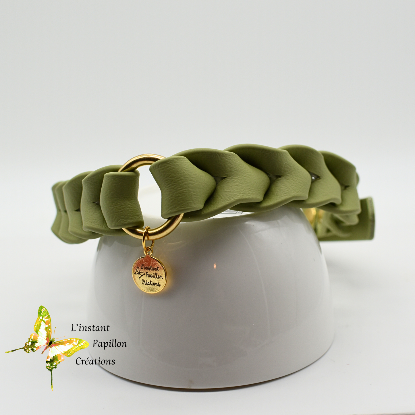 Collier Biothane® tressé