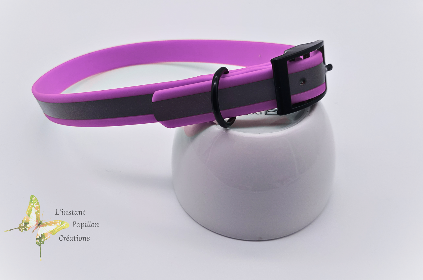 Collier Biothane® réfléchissant