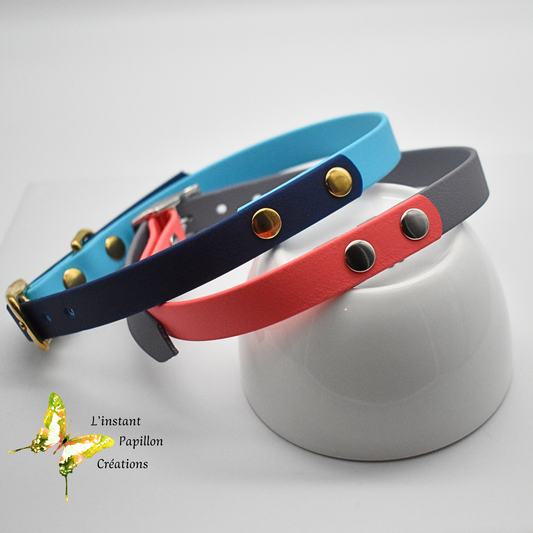 Collier Biothane® bicolore