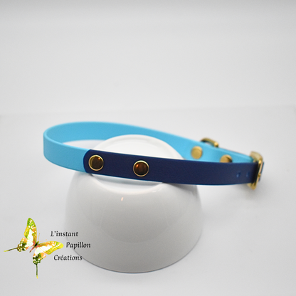 Collier Biothane® bicolore