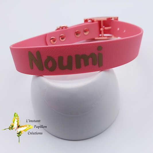 Collier Biothane® personnalisé