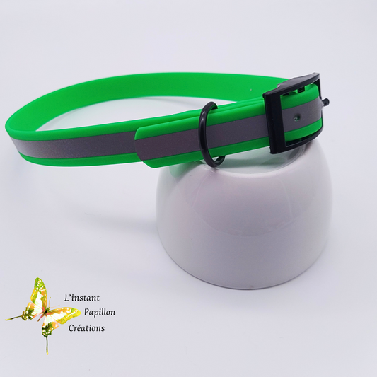 Collier Biothane® réfléchissant