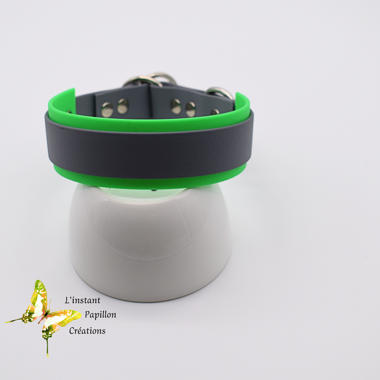 Collier Biothane® semi-étrangleur doublé