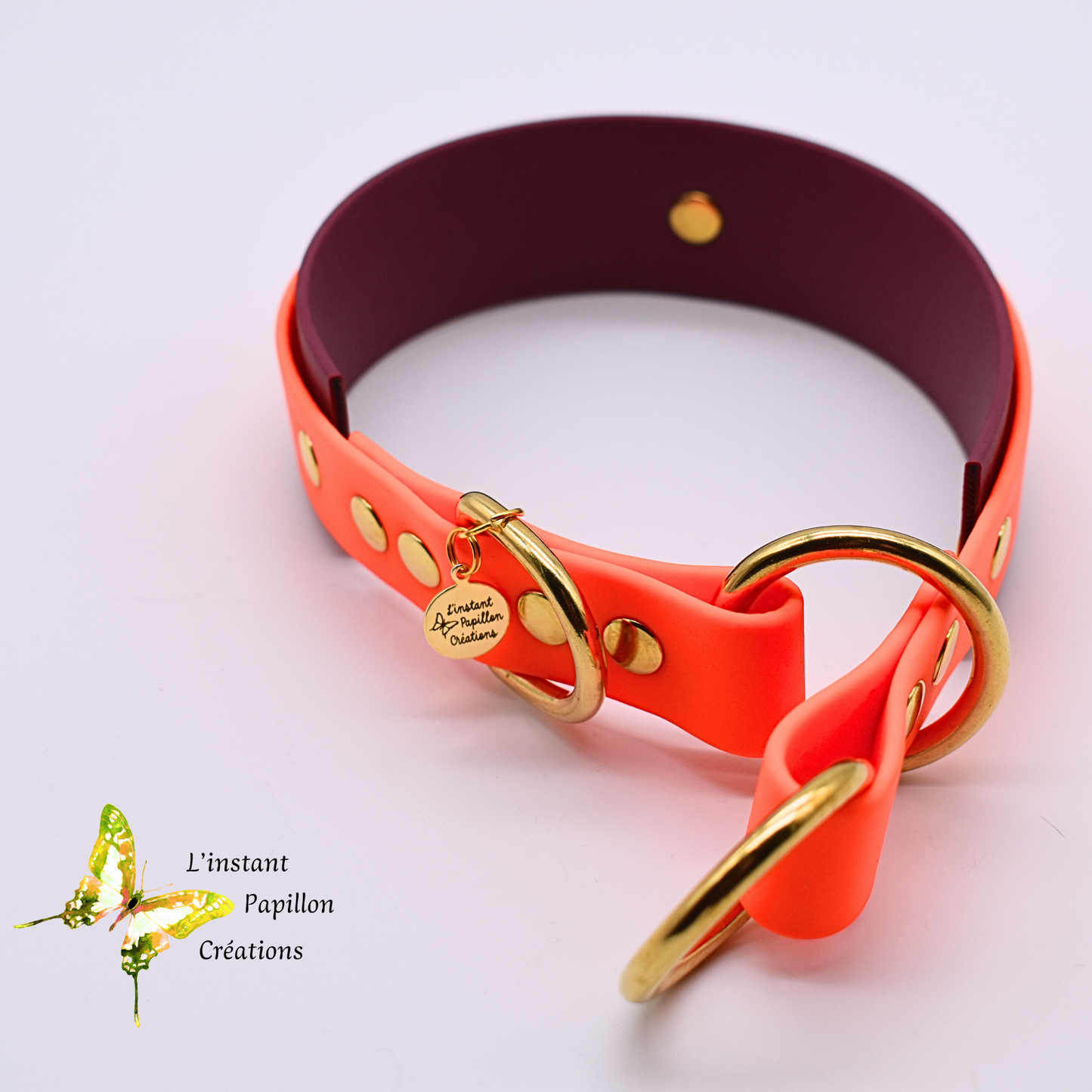 Collier Biothane® semi-étrangleur doublé