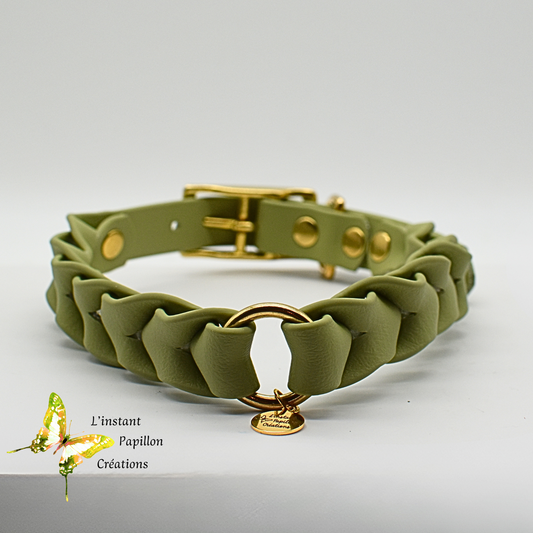 Collier Biothane® tressé