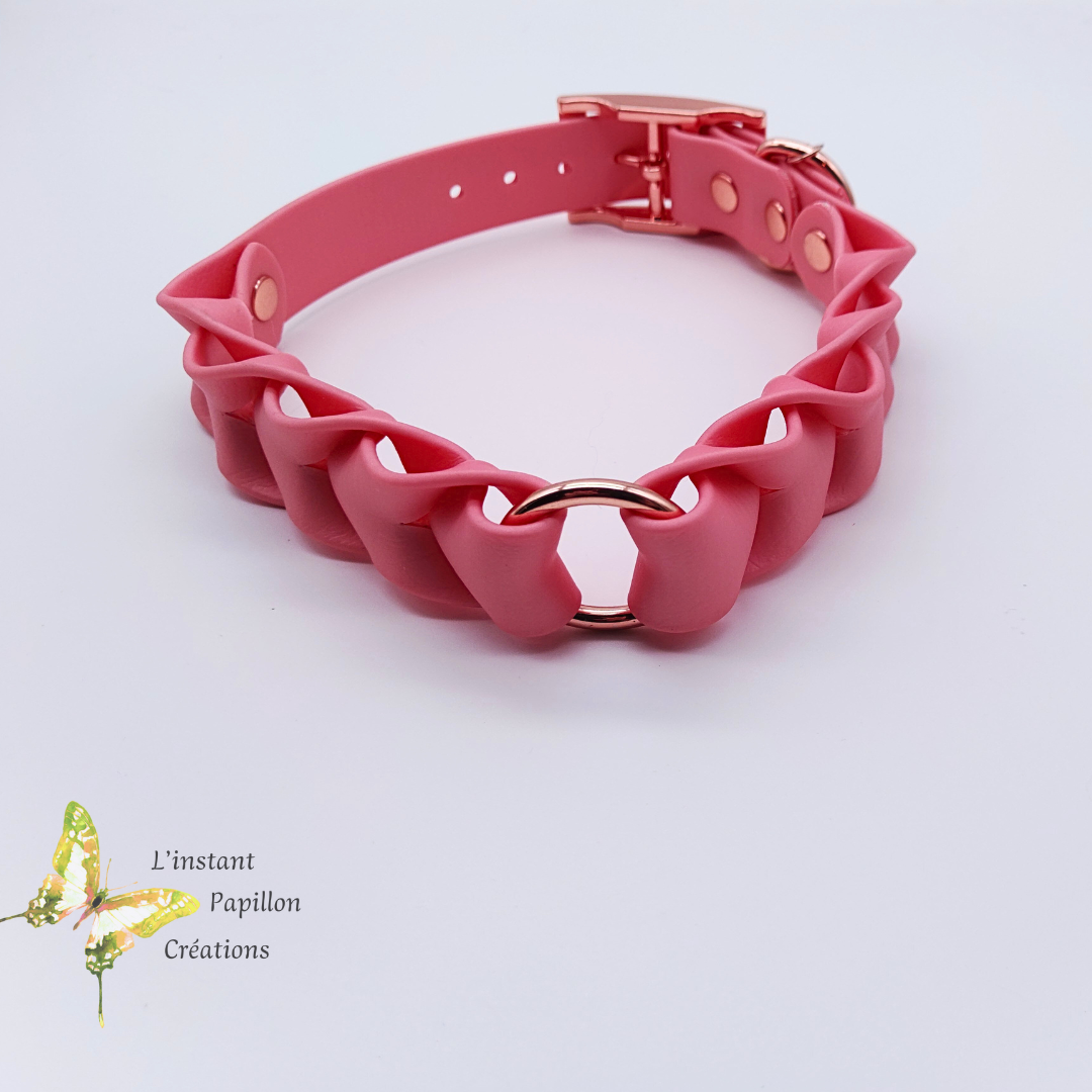 Collier Biothane® tressé
