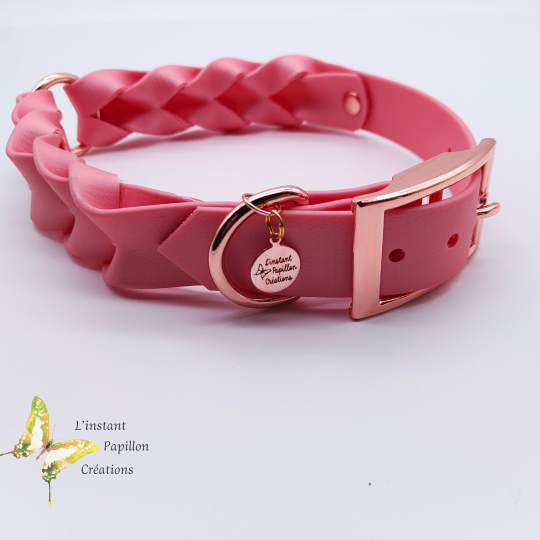 Collier Biothane® tressé