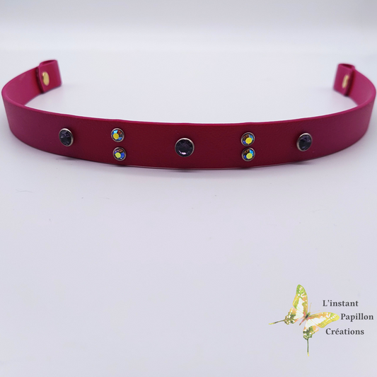 Frontal Biothane® strass