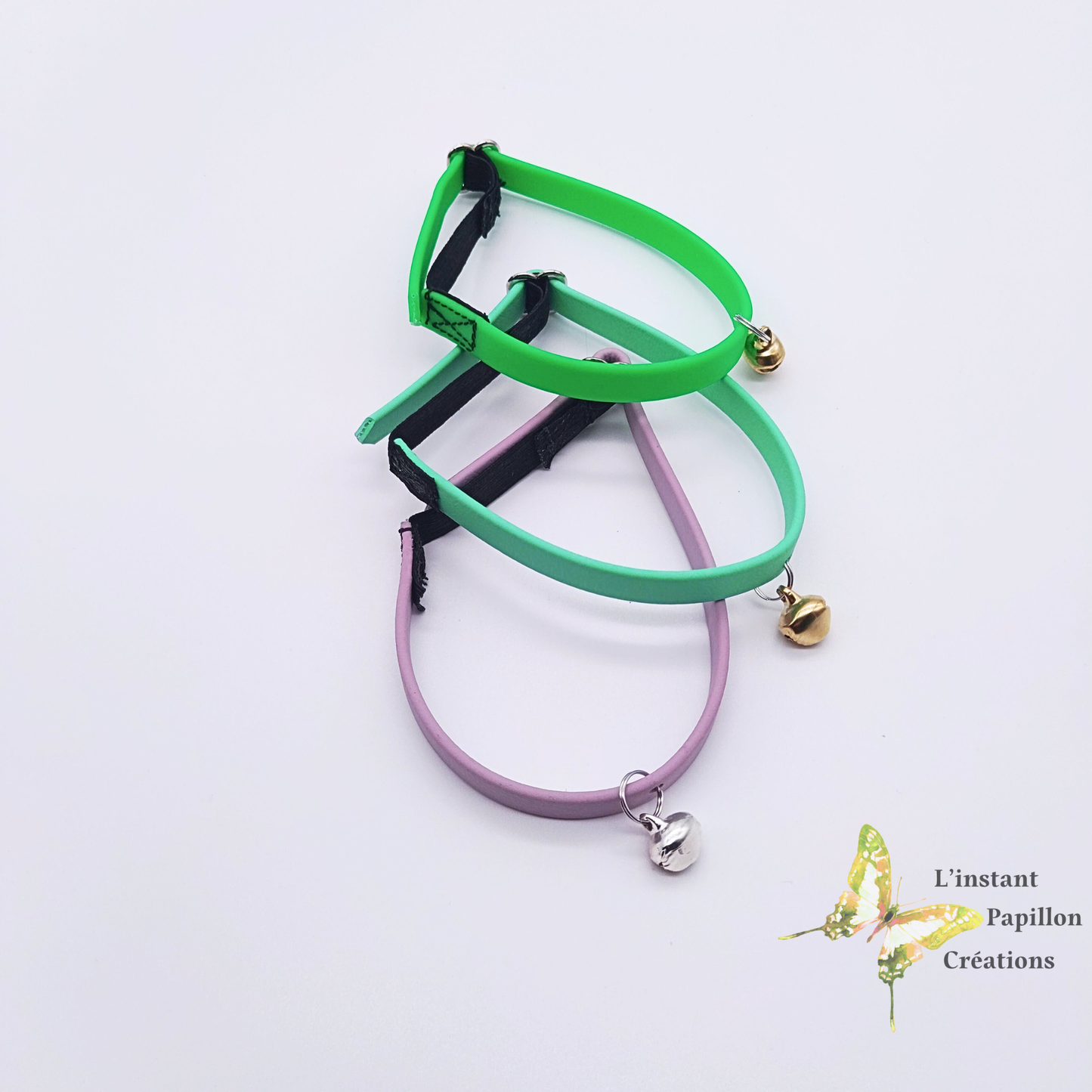 Collier chat anti étranglement en Biothane®