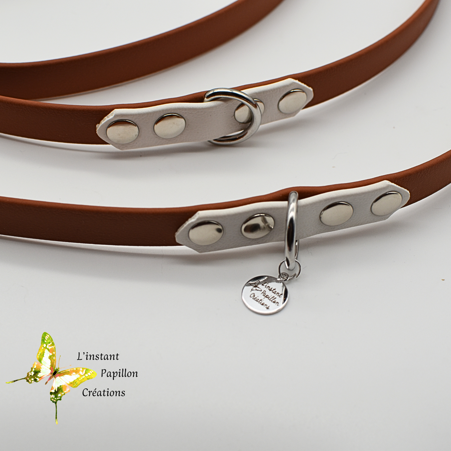 Laisse Biothane® trois positions bicolore