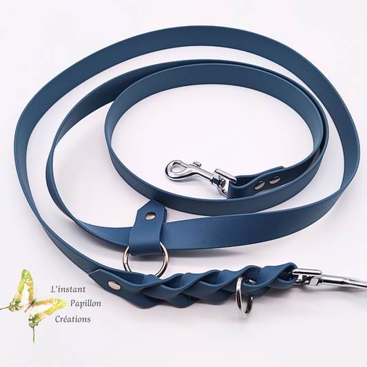 Laisse Biothane® multi positions tressée
