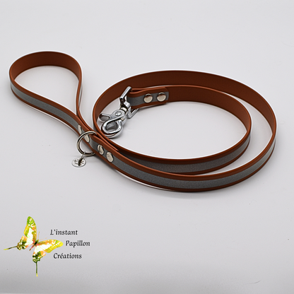 Laisse longue Biothane® réfléchissante