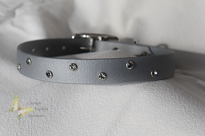 Collier Biothane® strass