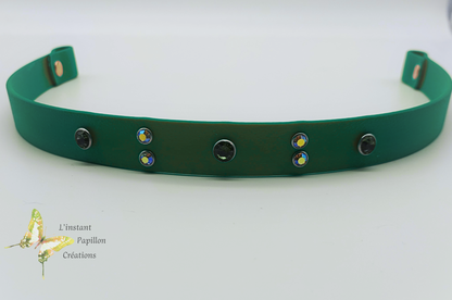 Frontal Biothane® strass